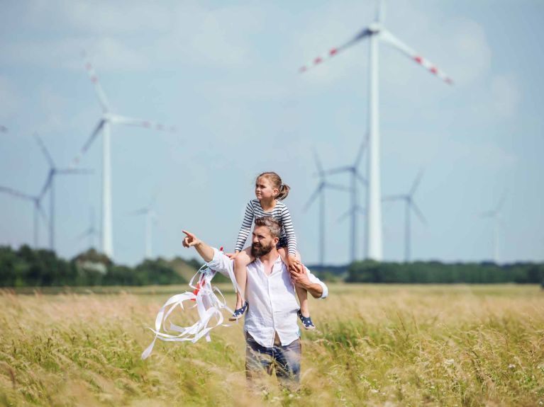 Die Umwelt für die Nachwelt erhalten.