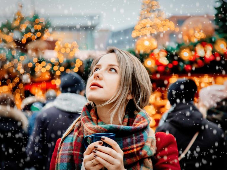 Pendant la période de l’Avent, il y des marchés de Noël partout en Allemagne.