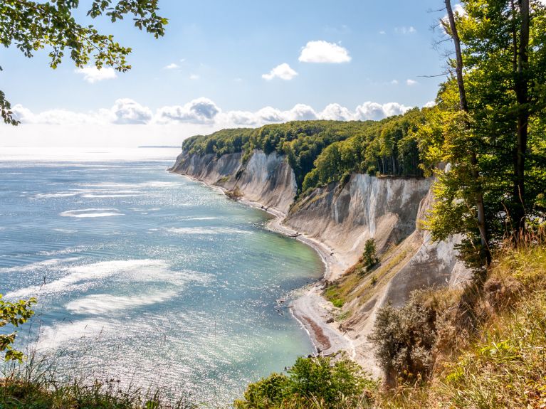 Just like a painting? Caspar David Friedrich made Rügen’s chalk cliffs famous. 