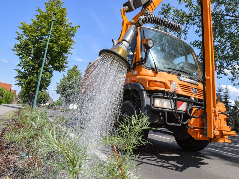 Irrigation des espaces verts en ville