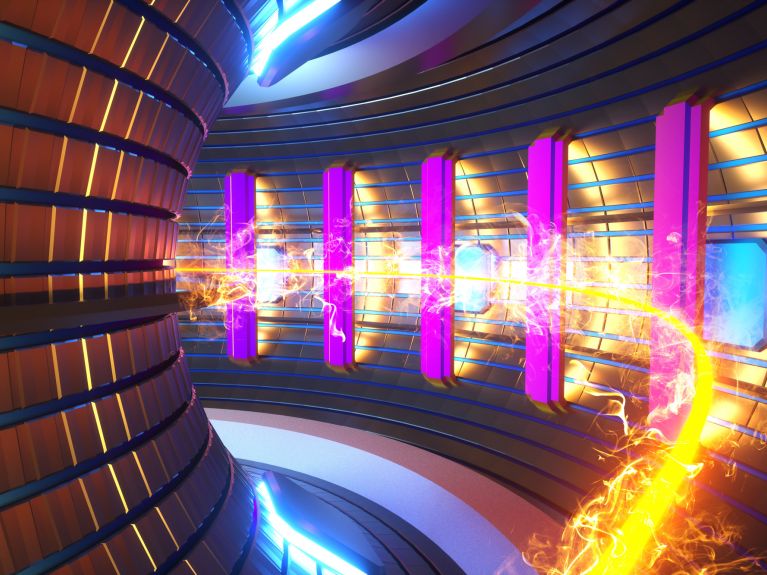 Animated depiction of nuclear fusion