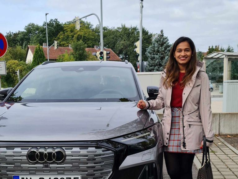 En Ingolstadt: Priyanka Mane, de la India En Ingolstadt: Priyanka Mane, de la India