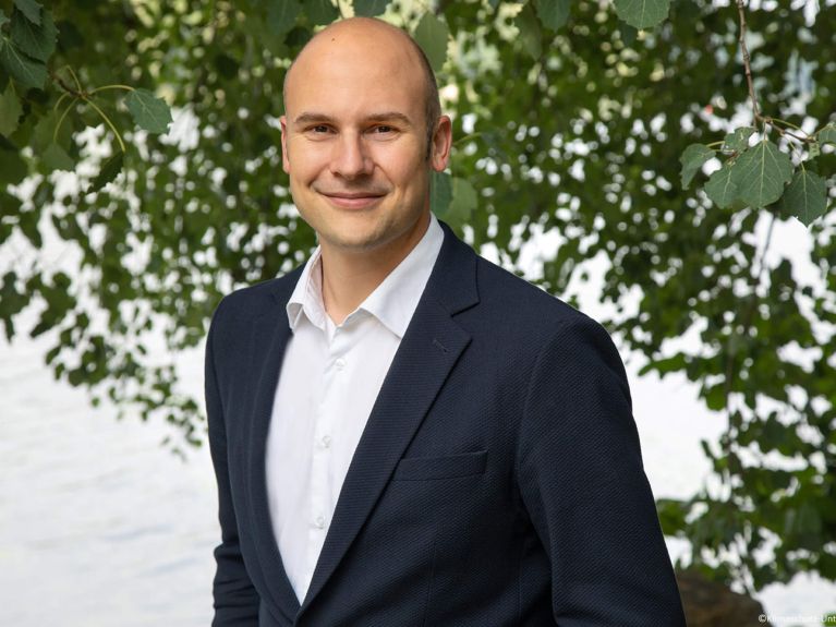 Philipp Andree from the association “Klimaschutz-Unternehmen” (climate protection companies) 