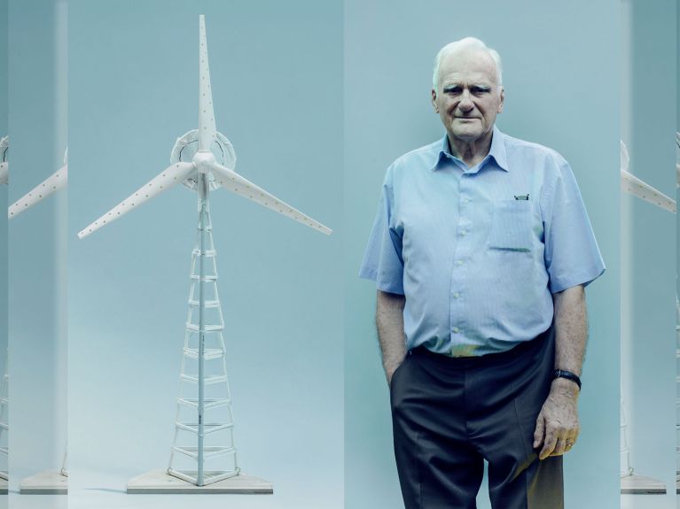 Horst Bendix i jego turbina wiatrowa o dużej wysokości