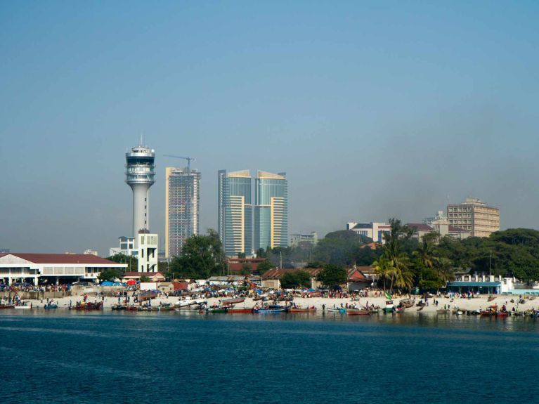 View of Dar es Salaam, the capital of Tanzania 