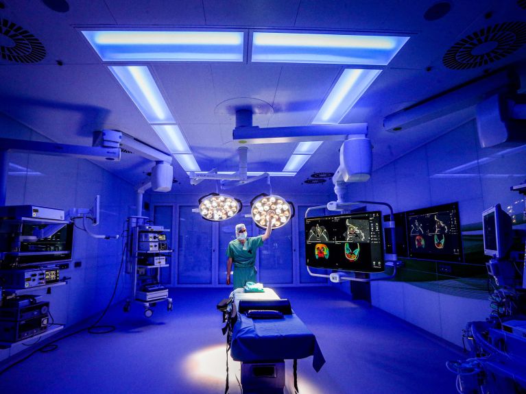 Le centre chirurgical d’Essen, entièrement numérisé et virtuel.