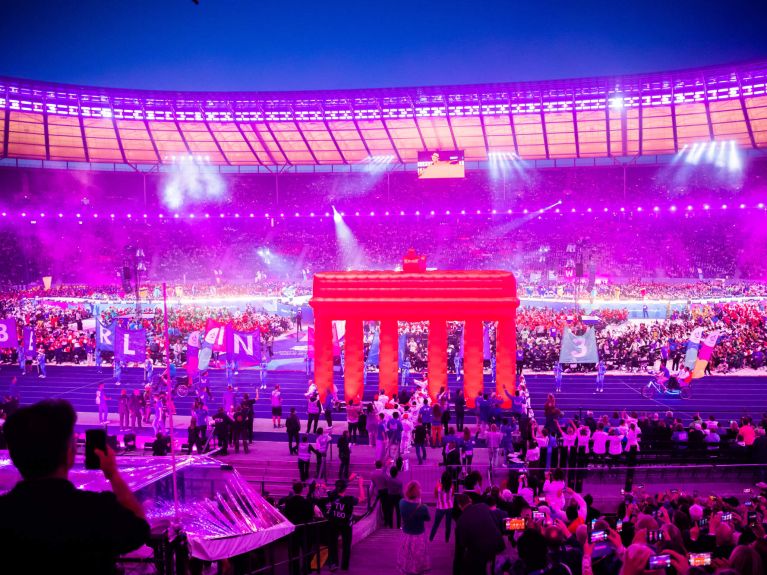 Ceremonia otwarcia Olimpiad Specjalnych na Stadionie Olimpijskim w Berlinie Ceremonia otwarcia Olimpiad Specjalnych na Stadionie Olimpijskim w Berlinie