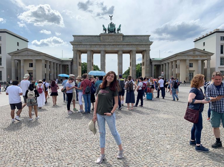 A imigrante Sarah Slik leva vocês numa excursão por Berlim. 