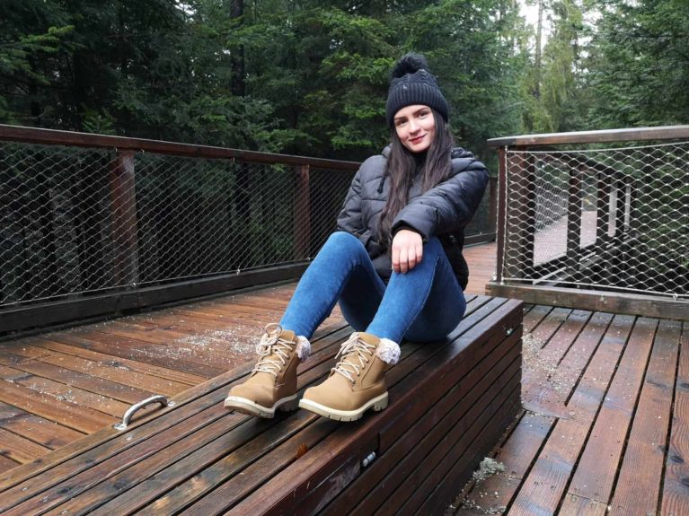 Im Schwarzwald: Natalia Rendon Ortiz aus Kolumbien