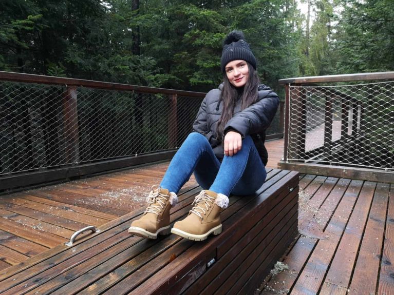 Natalia Rendon Ortiz, originaire de Colombie, dans la Forêt-Noire 