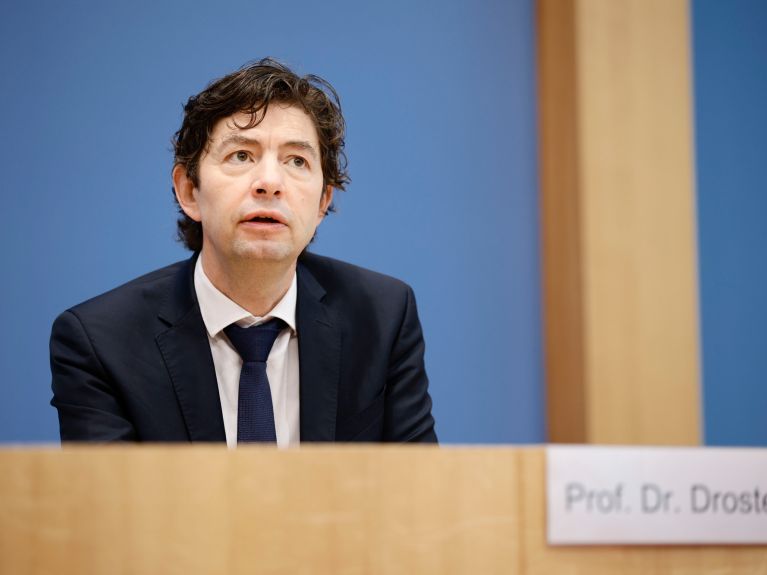 Christian Drosten, le virologue le plus célèbre d’Allemagne. Christian Drosten, le virologue le plus célèbre d’Allemagne.
