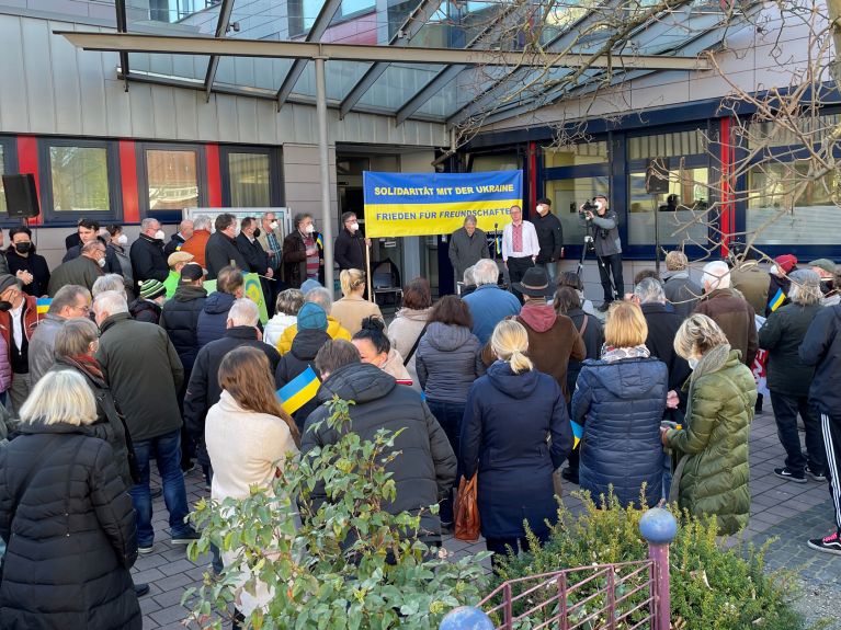 Hands-on solidarity with Shchyrets in Gudensberg  
