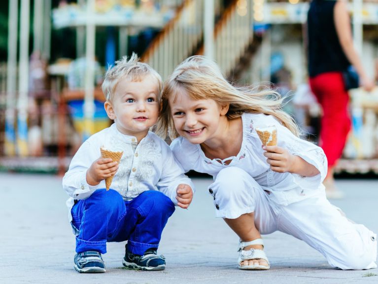 Speiseeis steht im Sommer hoch im Kurs