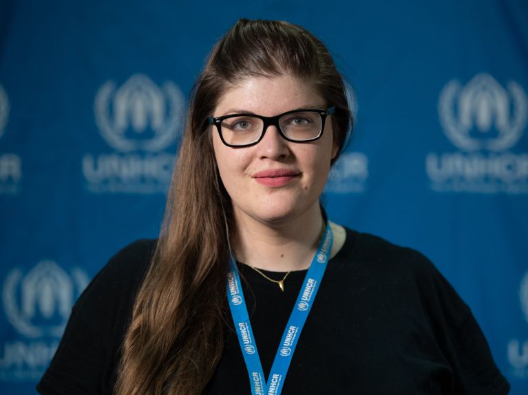 Actively committed to supporting the rights of refugee children: UNHCR staff member Leana Podeszfa Actively committed to supporting the rights of refugee children: UNHCR staff member Leana Podeszfa