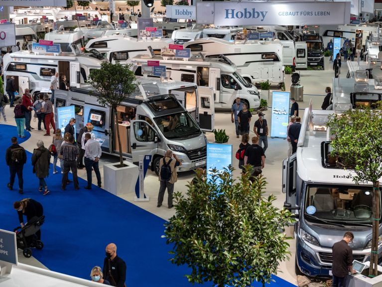 Les camping-cars sont plus demandés que jamais en Allemagne – leur salon à Düsseldorf.