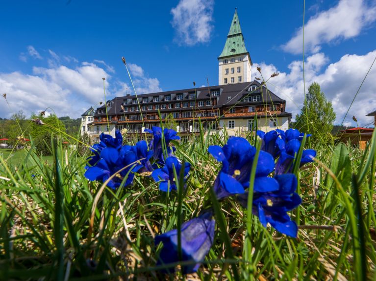 Der Ort des G7-Gipfels: Schloss Elmau in Bayern