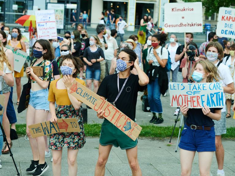  Klimaschutz fängt oft schon in der Schule an.