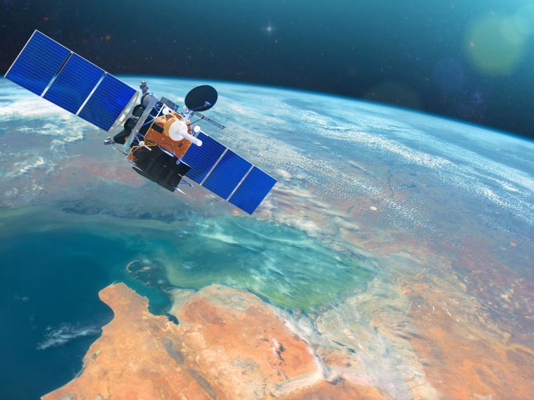  Climate changes can be analysed with the help of satellites.