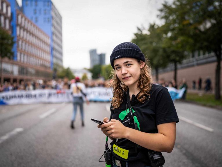 Annika Rittmann, porte-parole de Fridays for Future