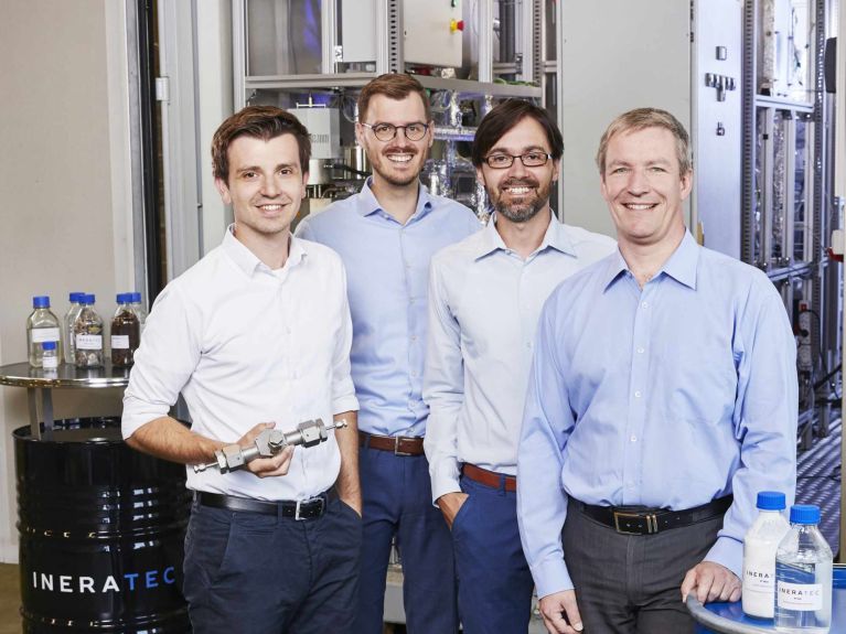 Das Gründer-Team des Startups Ineratec Das Gründer-Team des Startups Ineratec