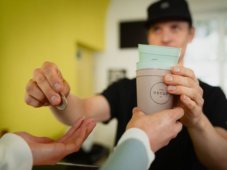 You get your deposit back for the cups you return. You get your deposit back for the cups you return.