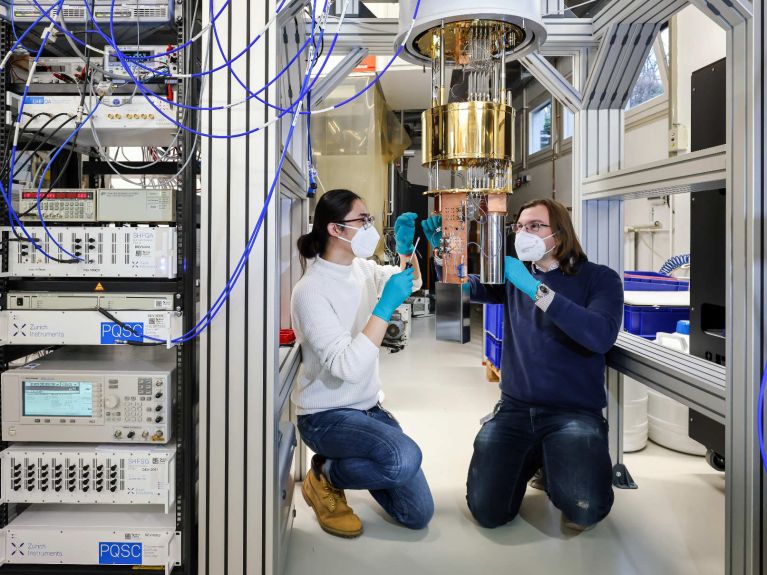 Quantum computer at FZJ research centre in Jülich Quantum computer at FZJ research centre in Jülich