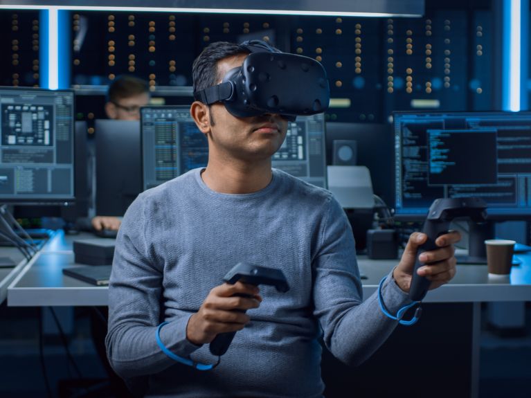 La réalité virtuelle joue aussi un rôle dans le développement des jeux du futur.