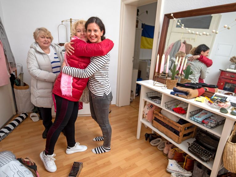 « Nous nous prenons souvent dans les bras », dit Sabine Nietmann.