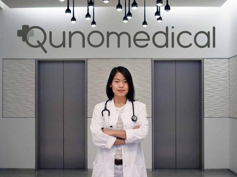 With her company Qunomedical, Sophie Chung wants to make healthcare better and more human. With her company Qunomedical, Sophie Chung wants to make healthcare better and more human.