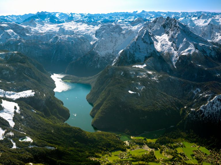 Watzmann und der Königsee.