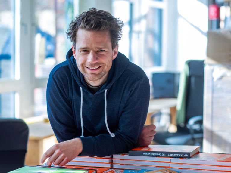 Benjamin Friedrich, founder of Katapult magazine. Benjamin Friedrich, founder of Katapult magazine.