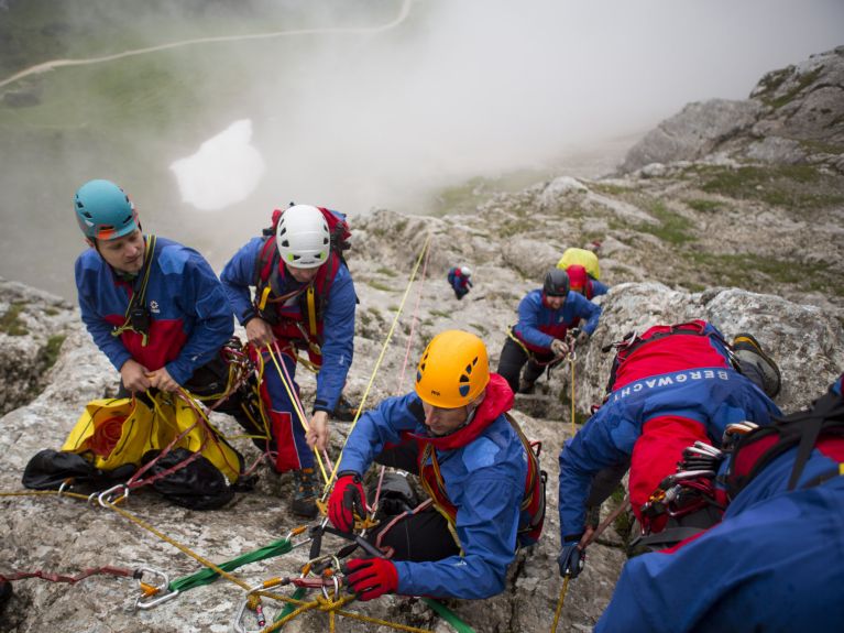 Les compétences en alpinisme sont une obligation. 
