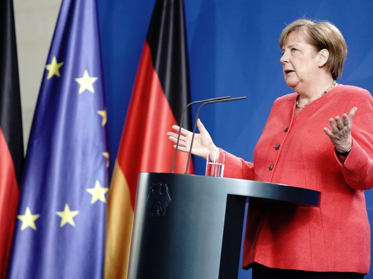 Chanceler federal alemã Angela Merkel. 