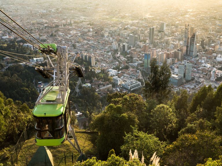 Kolumbiya’da Bogotá kenti TUMI tarafından destekleniyor.