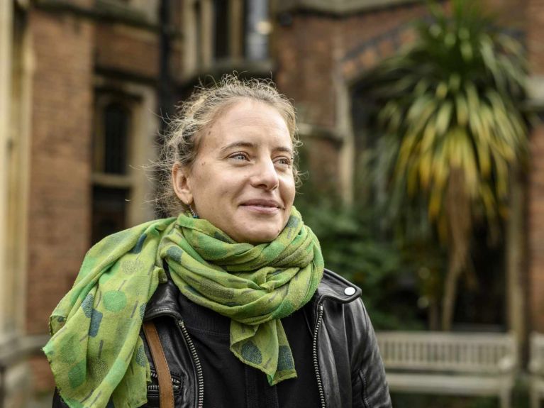 Friederike Otto: investigadora del clima en Londres.