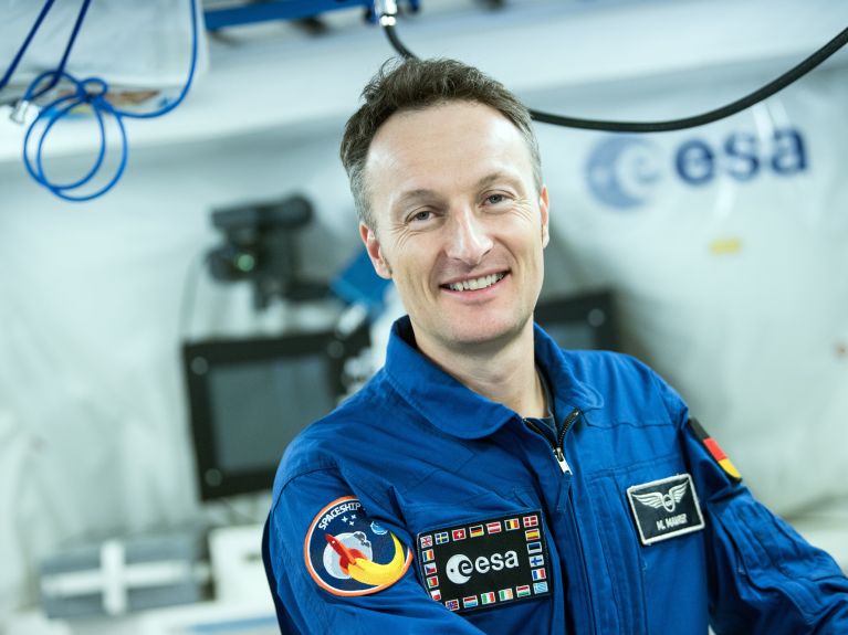 رائد فضاء ESA ماتياس ماورر من مواليد سارلاند 1970