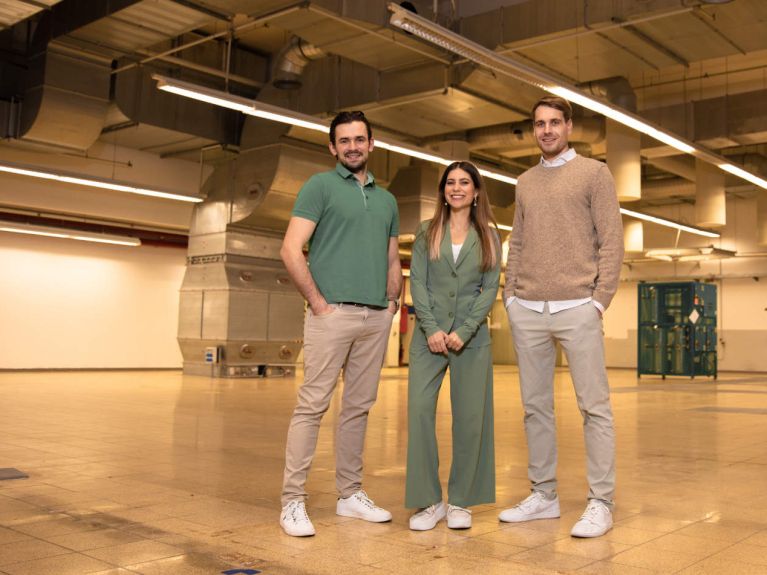 Fundadores da cylib: Paul Sabarny, Lilian Schwich e Gideon Schwich 