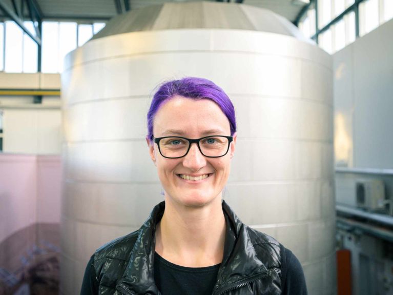 Profesora Christiane Heinicke, investigadora de viviendas en Marte.