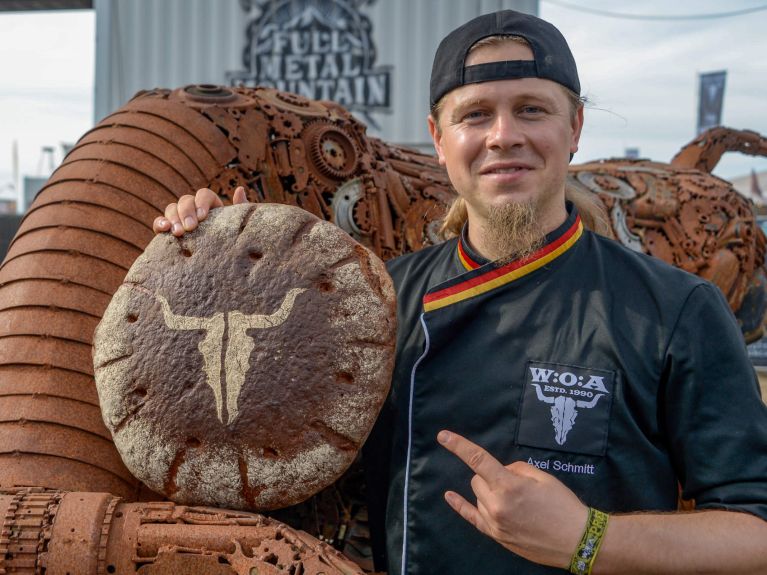 Axel Schmitt, panadero de Wacken en 2018 