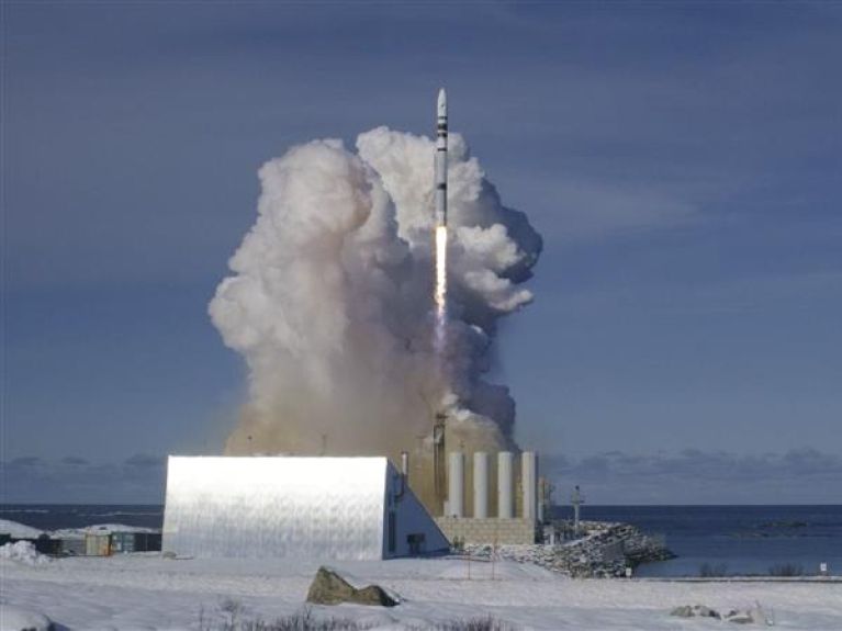 Testflug der ESA-Rakete Spectrum 