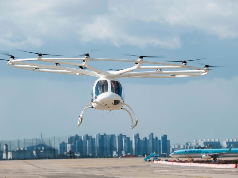 Volocopter möchte die emissionsfreie Luftfahrt vorantreiben.