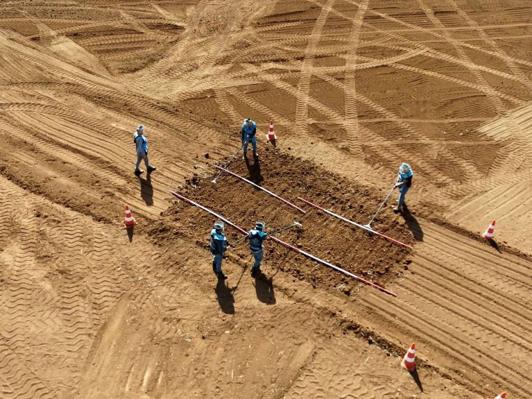 HALO Trust räumt Minen in Syrien.