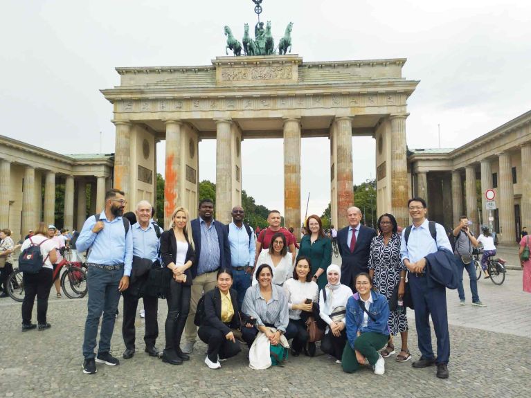 Teilnehmende der Besucherreise in Berlin