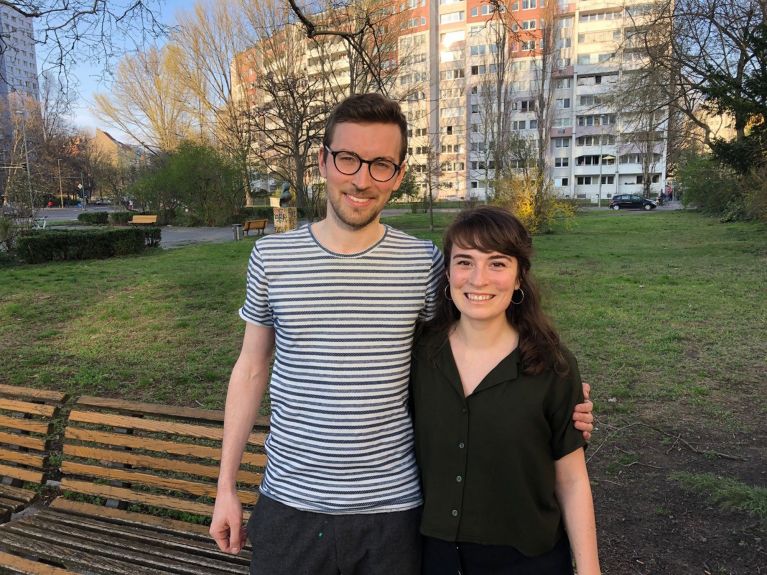 Laurenz Schreiner und Tuğba Yalçınkaya von Maviblau Laurenz Schreiner und Tuğba Yalçınkaya von Maviblau