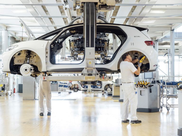 Automotive production in Germany is growing. 