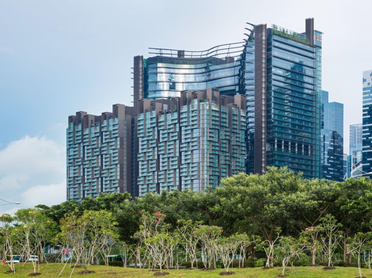 Marina One in Singapur, Christoph Ingelhoven Marina One in Singapur, Christoph Ingelhoven