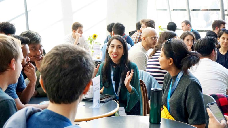 Studierende an der Technischen Hochschule (TU) München
