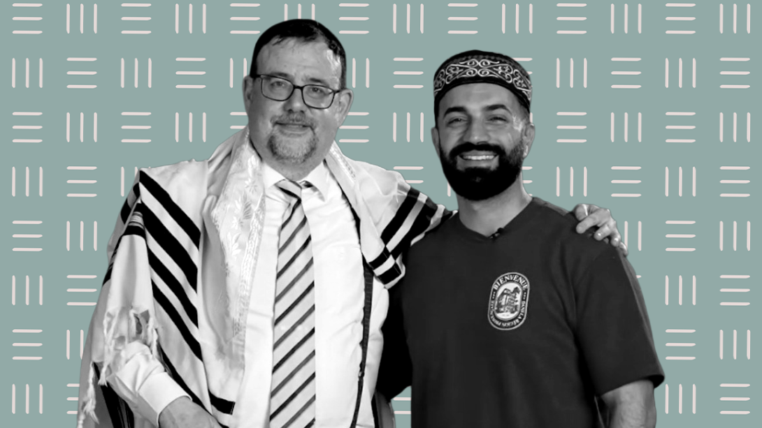 Rabbiner Elias Dray (l.) und Muslim Ufuk Erdogan moderieren gemeinsam den interreligiösen Video-Podcast ask2repect. 