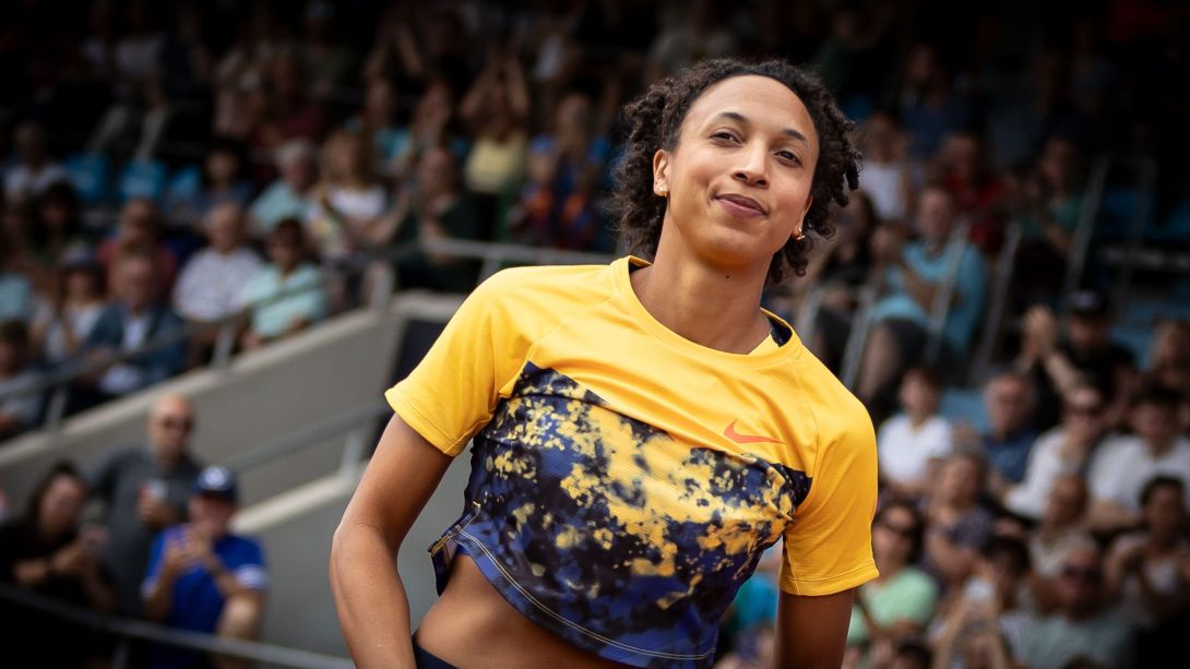Weitsprung-Olympiasiegerin Malaika Mihambo 