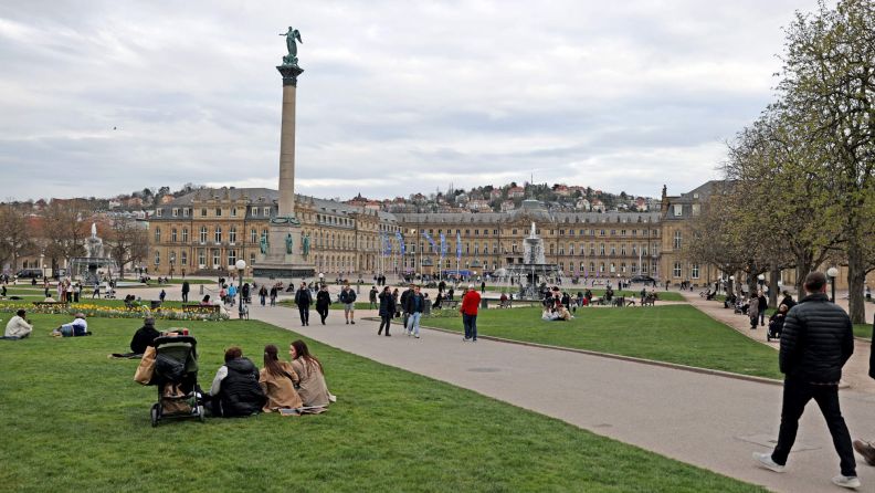 Schlossplatz in Stuttgart 